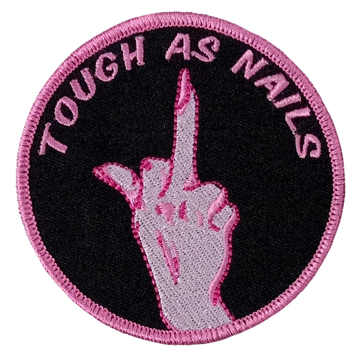 Hot Leathers TOUGH AS NAILS 3" x 3" Embroidered Patch: MULTI / 3"X3"