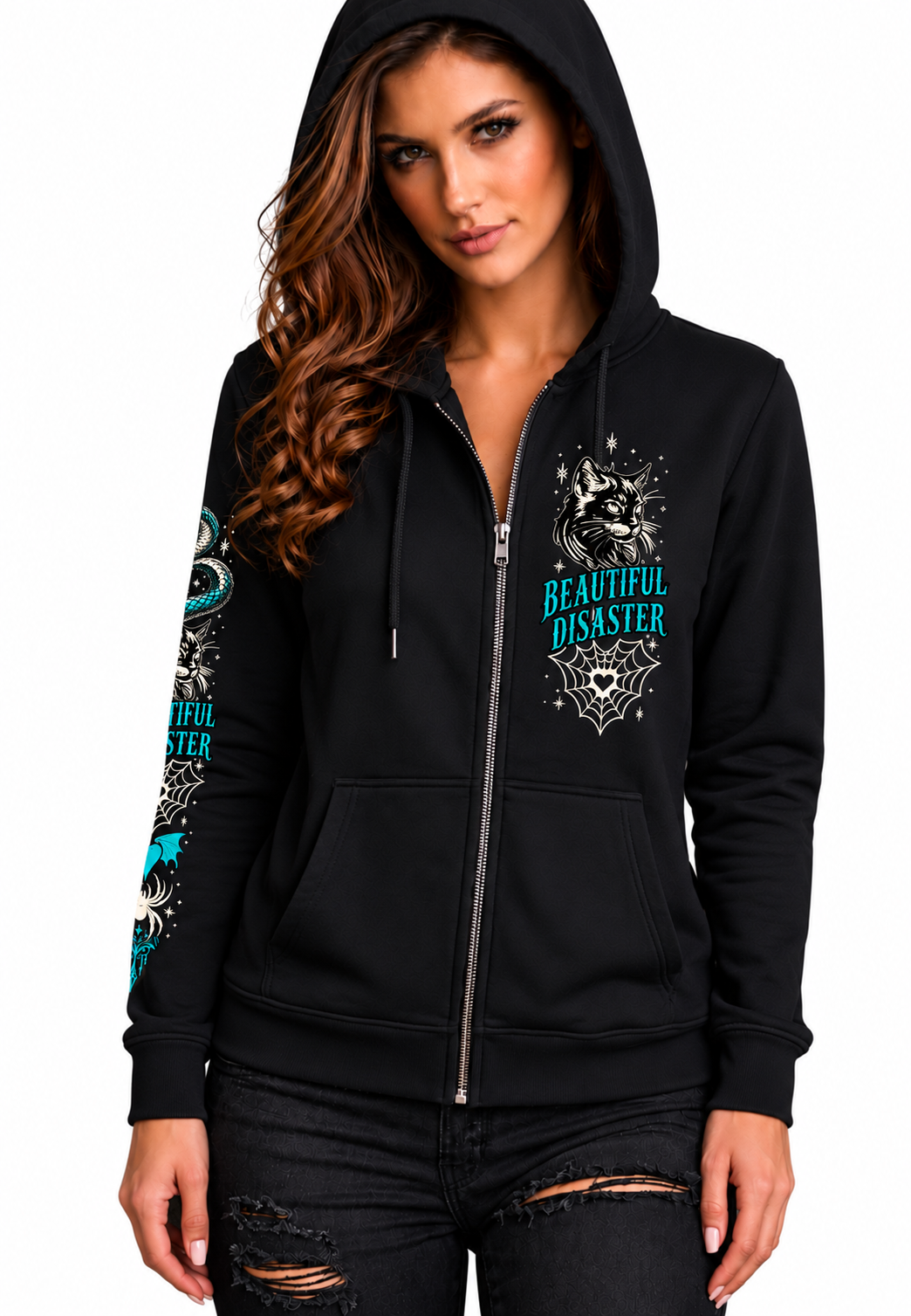 Beautiful Disaster: Misunderstood Zip Hoodie