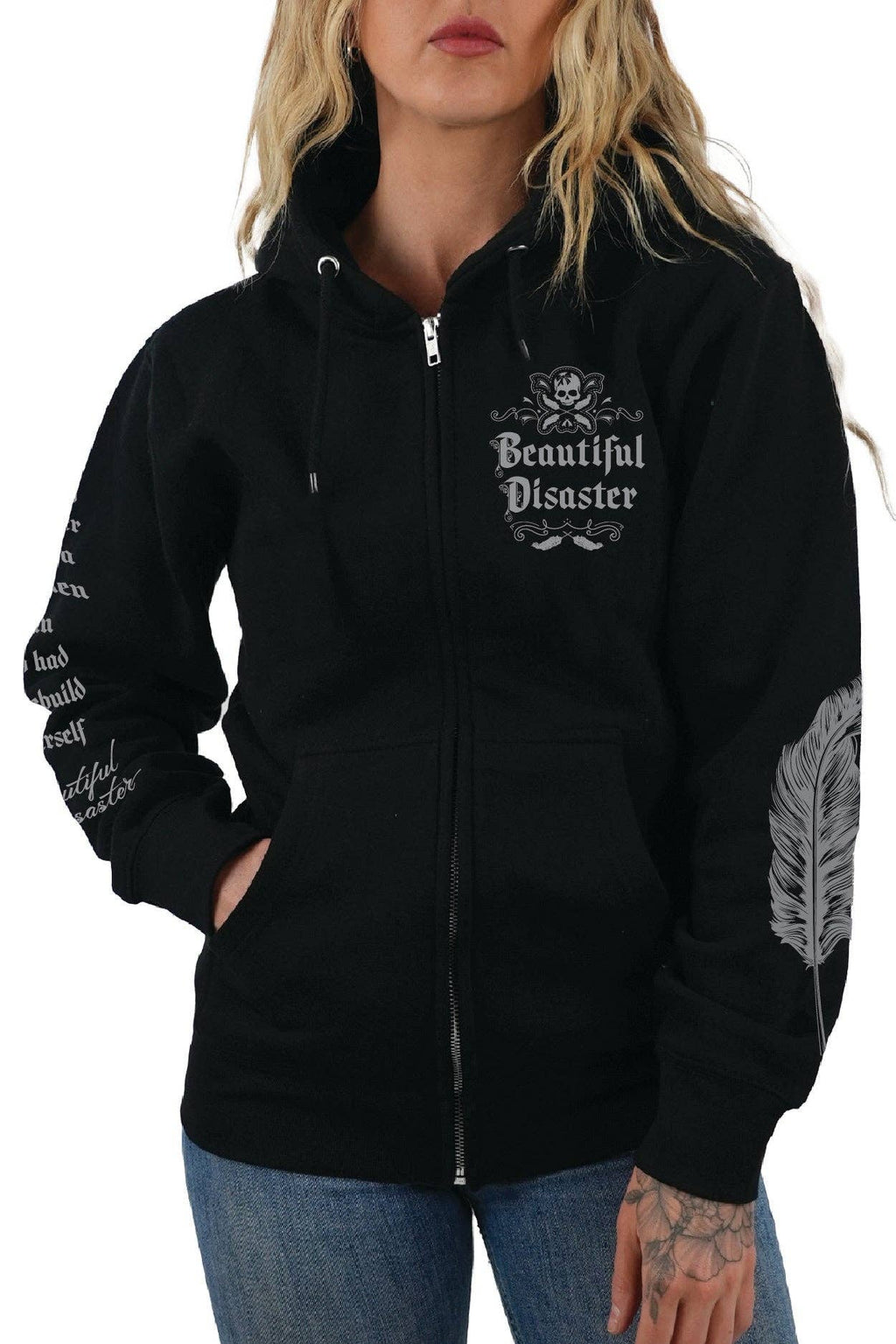 You Don't Know My Story Zip Hoodie: S