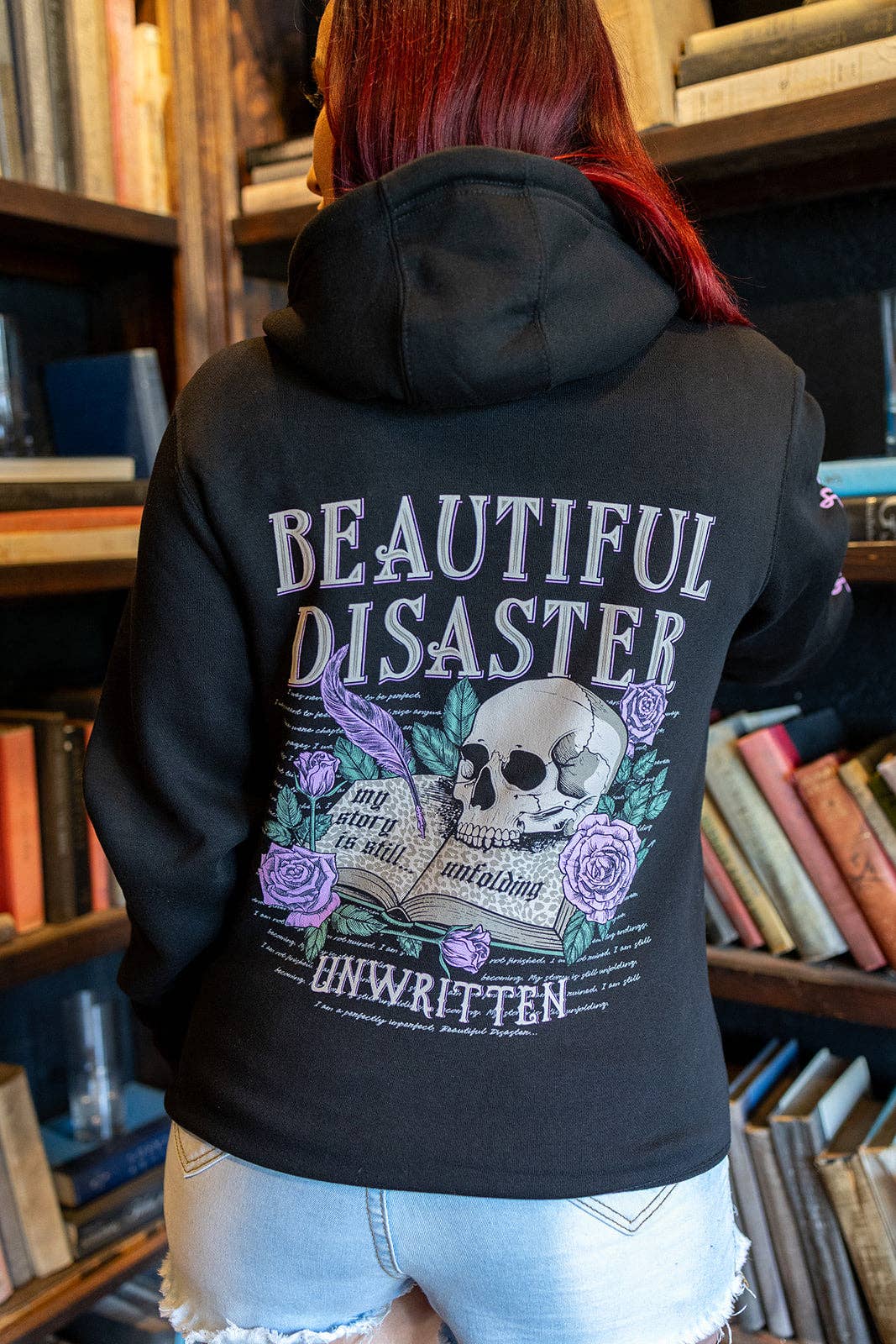 Beautiful Disaster Unwritten Zip Hoodie: