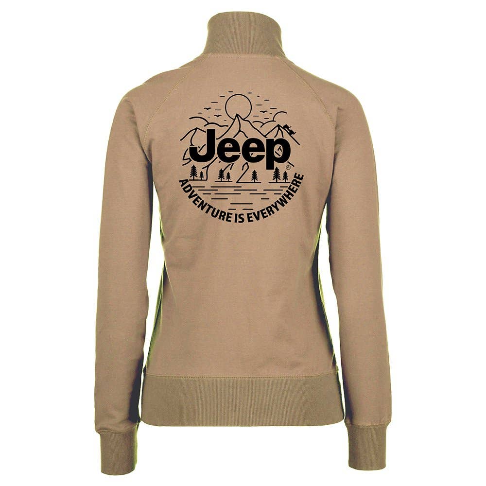 Ladies Jeep® Adventure Is Everywhere Fleece Jacket -  Khaki