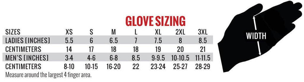 Hot Leathers GVM1008 Fleece Lined Leather Glove: BLK / XL