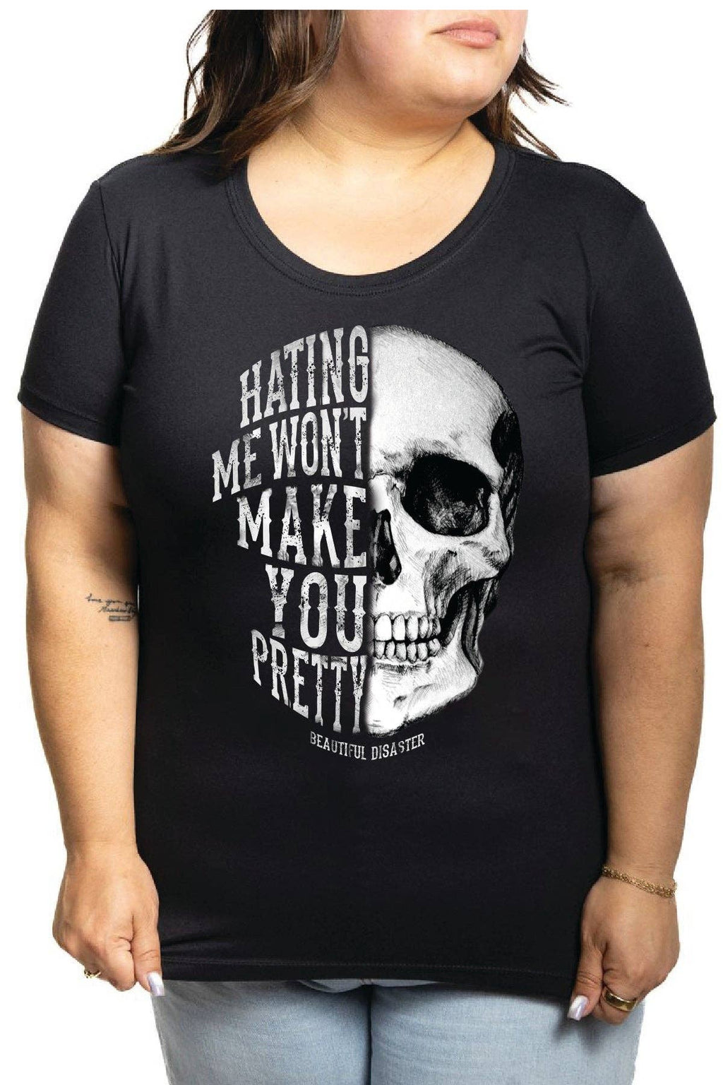 Beautiful Disaster: Hating Me Scoop Tee