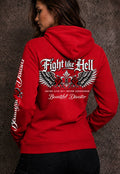 Beautiful Disaster: Fight Like Hell Zip Hoodie