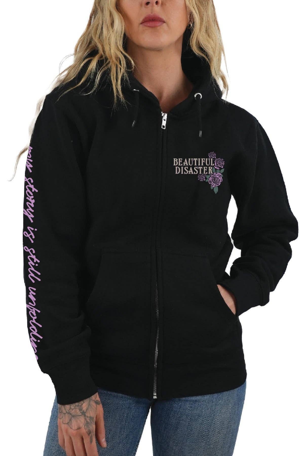 Beautiful Disaster Unwritten Zip Hoodie: