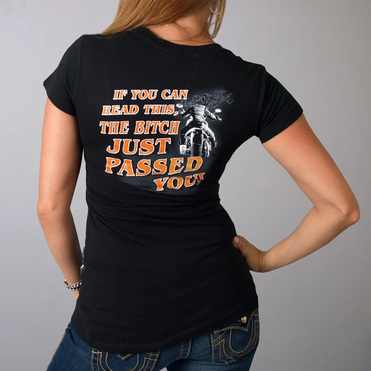 Hot Leathers “This Bitch Just Passed You” Ladies Tee